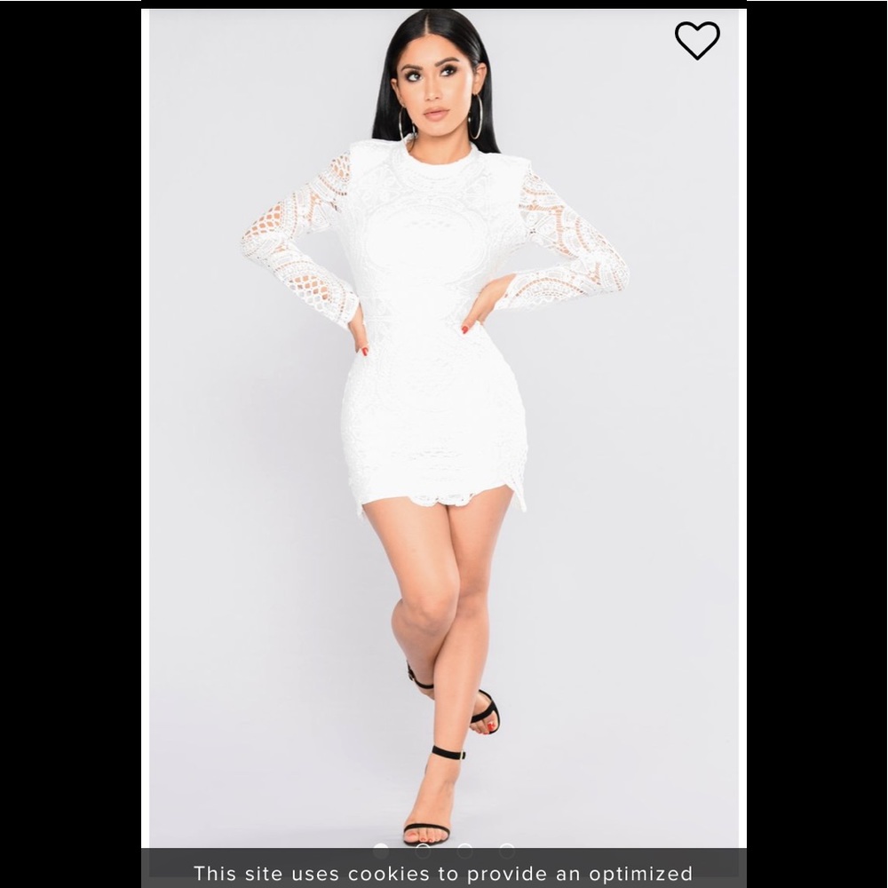 ⚠️sold⚠️White Crotchet dress 👗